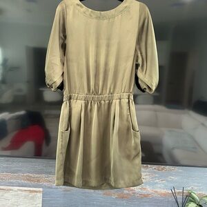MICHAEL Michael Kors Green Puff Sleeve Sundress